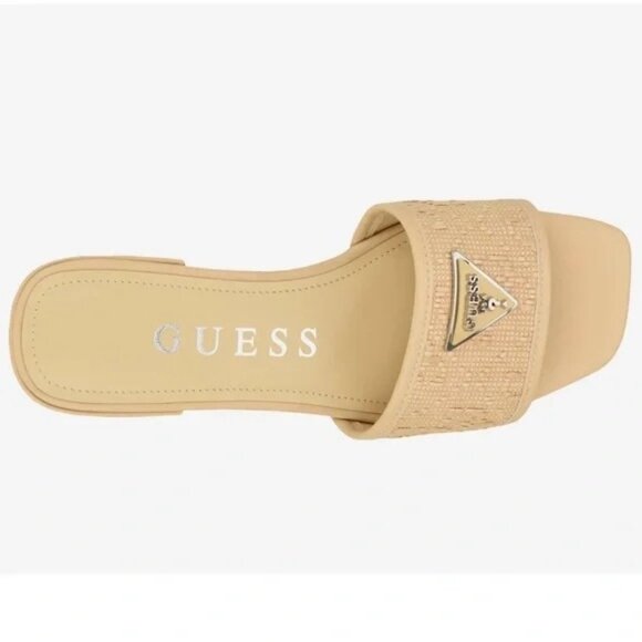 Guess Tamsey Sandals Women’s Slide Shoes Light Natural Tan Size 8.5 – MSRP $90 - Picture 2 of 4